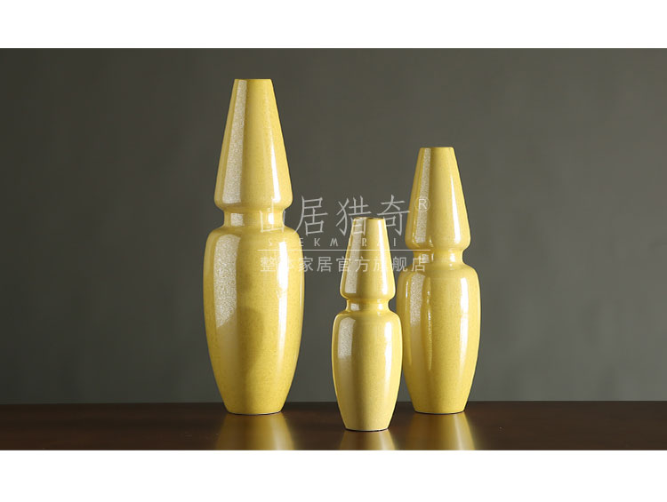 Nordic marble, ceramic vase dry flower flower arranging flower implement the table sitting room adornment furnishing articles or waist bottles