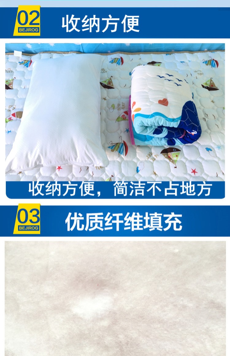 Nệm gấp ký túc xá cho sinh viên là tấm thảm mỏng đơn 0,9m1,2 m để ngủ 1,5 giường đôi 1,8m nệm nước cho người bệnh