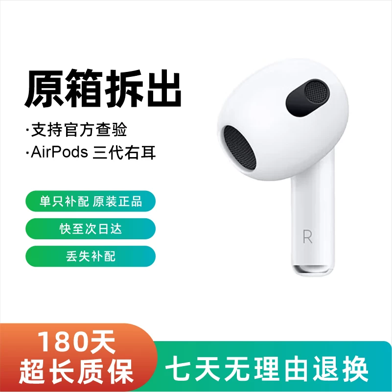 Apple Airpods Pro моноподовая наушница с дополнительной левой коробочкой и правым наушником, 1223344 поколение зарядного отделения