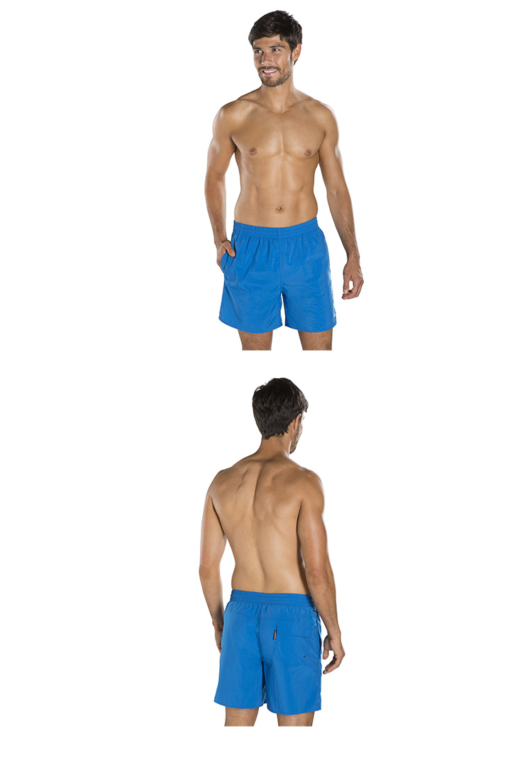 Speedo tốc độ hơn sự thoải mái của clo chống clo của nam giới năm điểm đầu gối chiều dài bãi biển quần cổ điển logo nhiều màu 	mua quần áo đi biển nam	