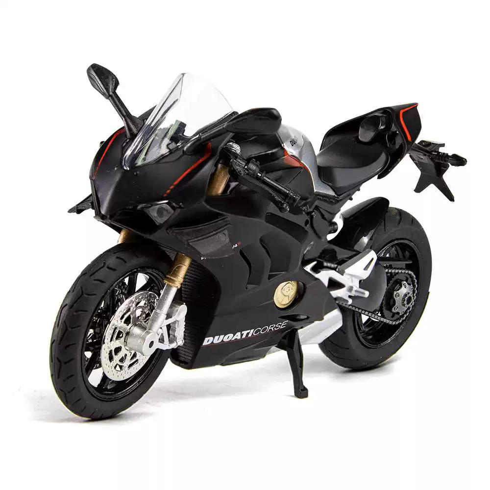 Мотоцикл Ducati V4S 1:12 модель из литого сплава с эмуляцией локомотива