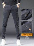 Эластичный костюм, мужские зимние штаны, осенний