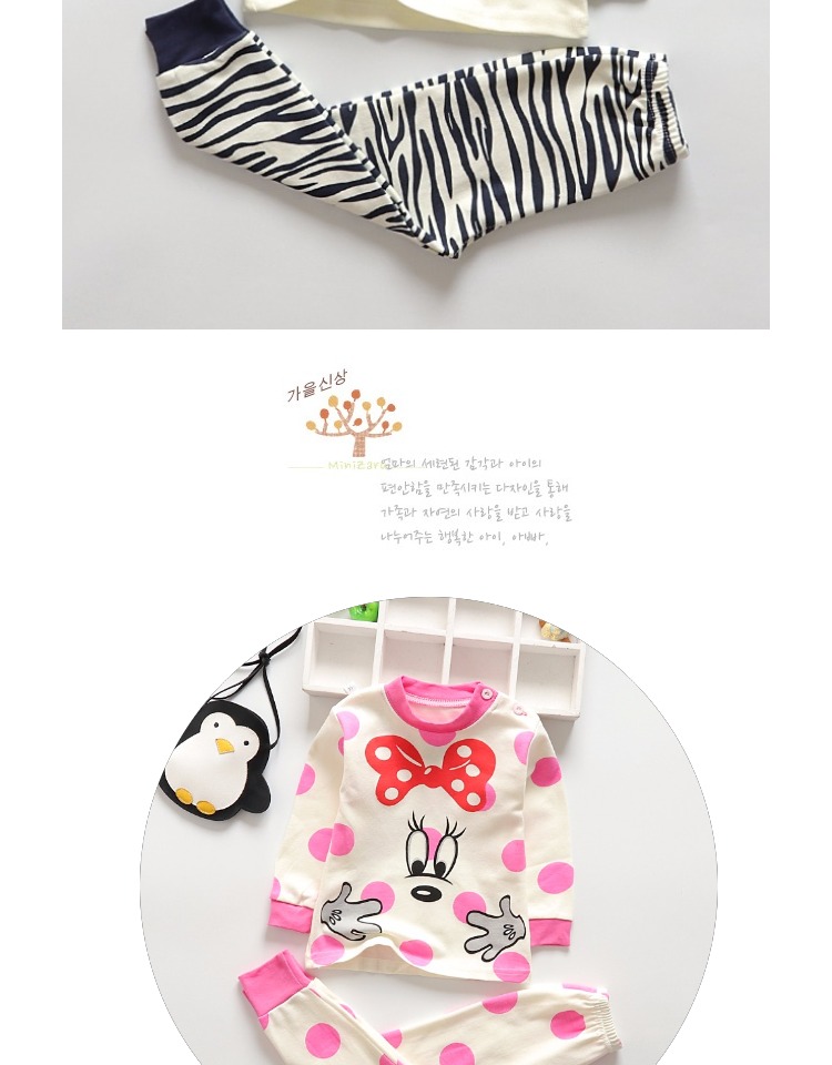 Đồ lót trẻ em nhiệt bộ đồ ngủ bé trai cotton Bộ đồ mùa thu cho bé sịp bé trai đẹp