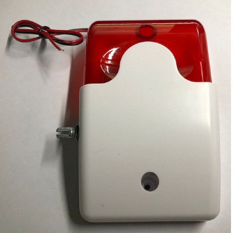 Anruixin new 220V sound size adjustment flash speaker DC12V adjustable volume sound and light alarm 24V excellent