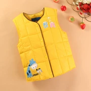 1 trai 2 gái 3 đông 4 dày 5 trẻ 6 bé 7 vest 7 vai 8 lót 9-10 tuổi xuống áo vest cotton