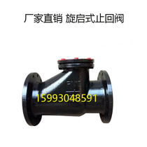 Cast iron swing check valve H44T-16 check valve DN100 check valve Rubber lined swing check valve