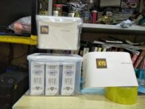 JiuPi 43 rectangular 3 9L sealed odorless fresh-keeping box silicone deepens food contact