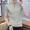 Áo thun lụa tay ngắn tay nam t-shirt áo thun nam quần áo trên tay trắng ngắn tay thoáng khí mát mẻ nửa tay giản dị - Áo phông ngắn áo thun nam tay ngắn cổ trụ