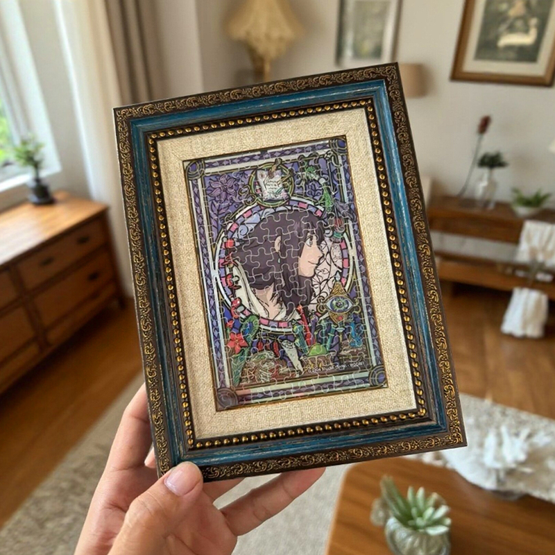 Howl's Moving Castle Disney Ghibli Ensky Exclusive 208-Piece Puzzle Photo Frame Vintage Picture Frame Multiple Sizes