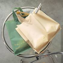 Frosted clothes Handbags Good-looking Plastic Bags Sub GIFT PACKAGING WOMENS CLOTHING STORE THICKENED FINE CUSTOM PRINT LOGO