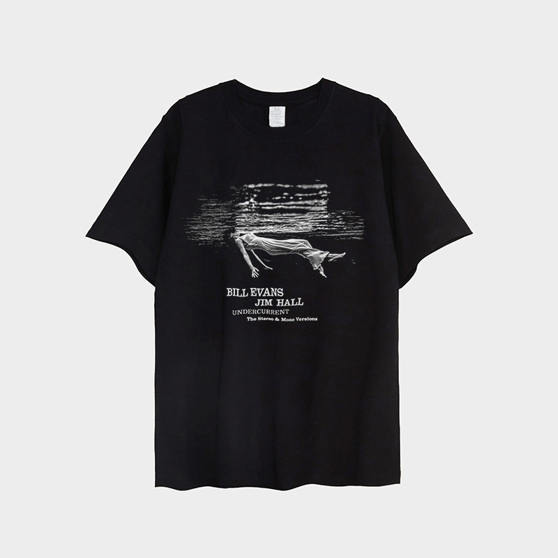 Bill Evans Undercurrent t Shirt Bill Evans Printed Short-Sleeved T-Shirt