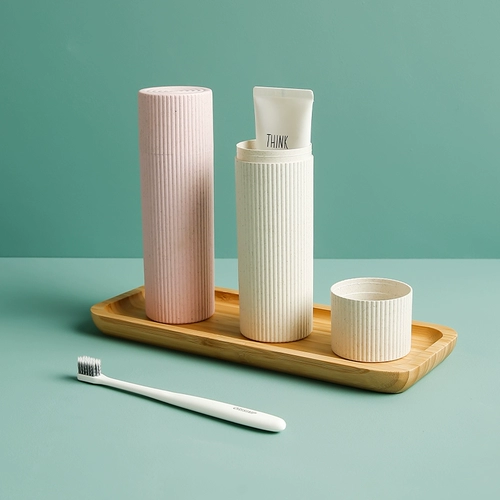 Креативная портативная зубная щетка для путешествий для влюбленных, ополаскиватель для рта, зубная паста, коробка