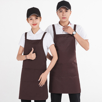 Apron custom work clothes custom-made logo printing waterproof fruit supermarket restaurant restaurant kitchen home men and women fashion