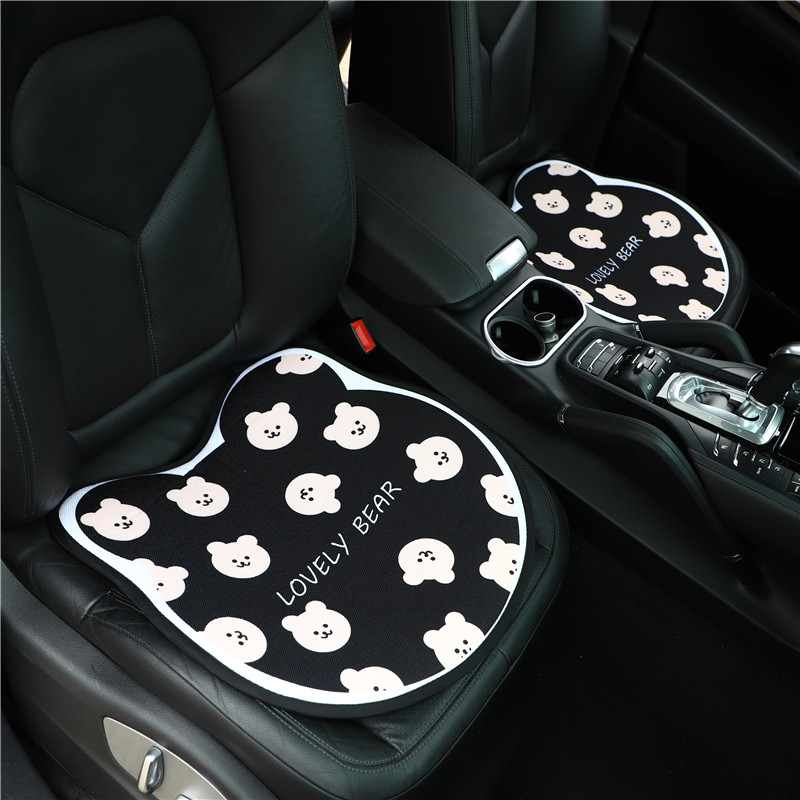 Car cushion Summer cool cushion breathable goddess Cute Cartoon Car Seat Cushion Cool Monolithic Car Seat Cushion All Season Universal