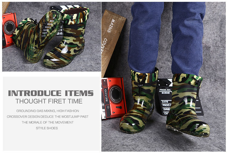 Chaussures - bottes caoutchouc homme pour hiver - semelle tendon - Ref 961254 Image 20