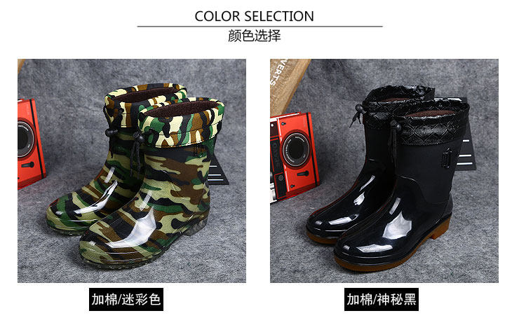 Chaussures - bottes caoutchouc homme pour hiver - semelle tendon - Ref 961254 Image 10