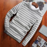 Демисезонный трикотажный трендовый утепленный удерживающий тепло свитер, 2022