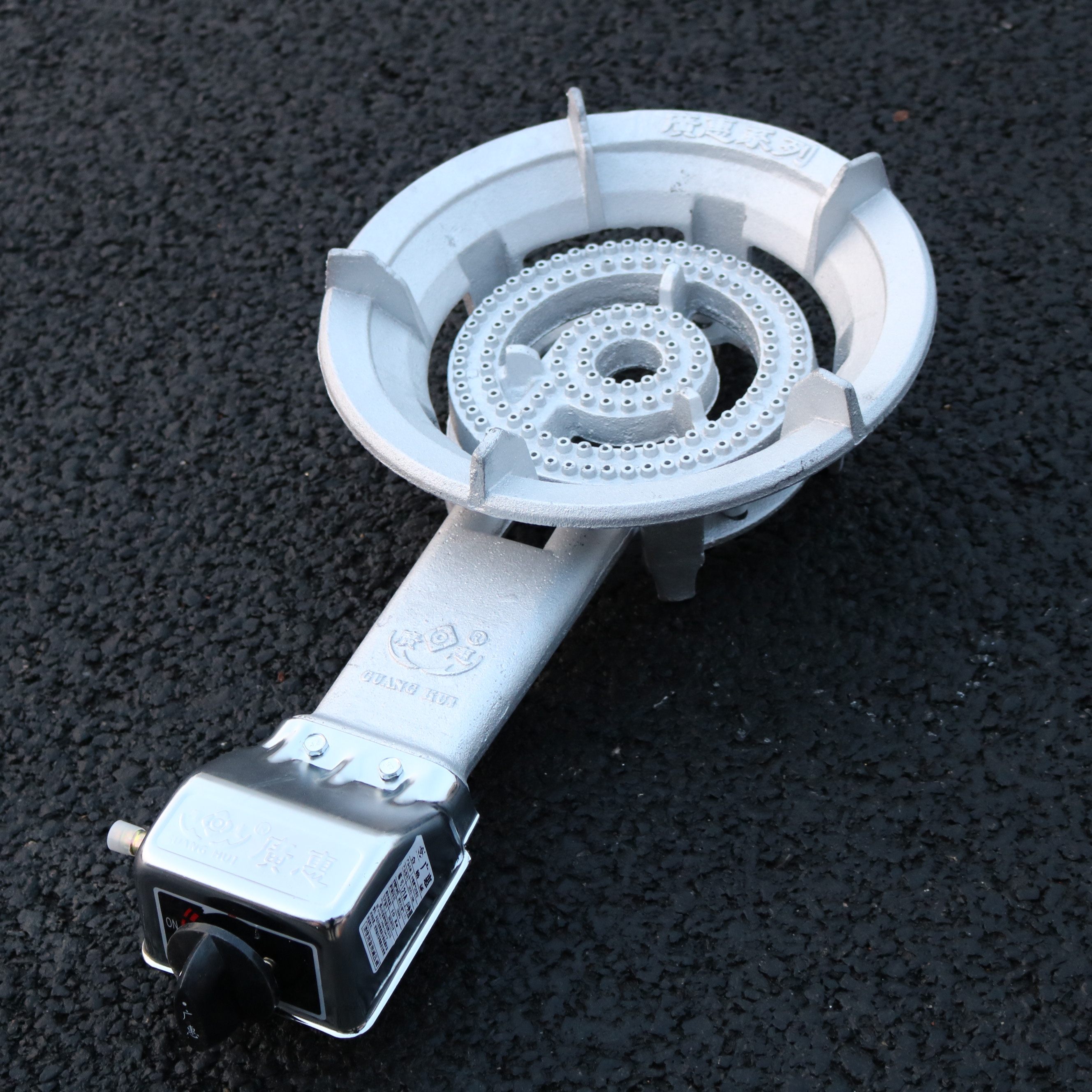 Guanghui brand gas stove 21A 31A electronic ignition low pressure Menghu stove Liquefied gas gas frying furnace