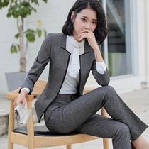 White-collar professional women Korean autumn and winter New overalls fashion temperament manager formal beautician suit suit suit