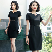 Jewelry store overalls dress womens summer new bag skirt slim fashion hotel front desk sales uniforms