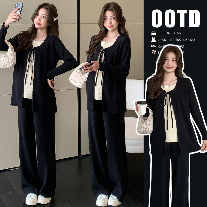 Maternity Wear Autumn Outfit Set 2026 New Style French Style Casual and Stylish Outfit for Pregnant Women, Suitable for Going Out and Easy to Wear Maternity Wear Autumn Outfit Set 2026 New Style French Style Casual and Stylish Outfit for Pregnant Women, Suitable for Going Out and Easy to Wear