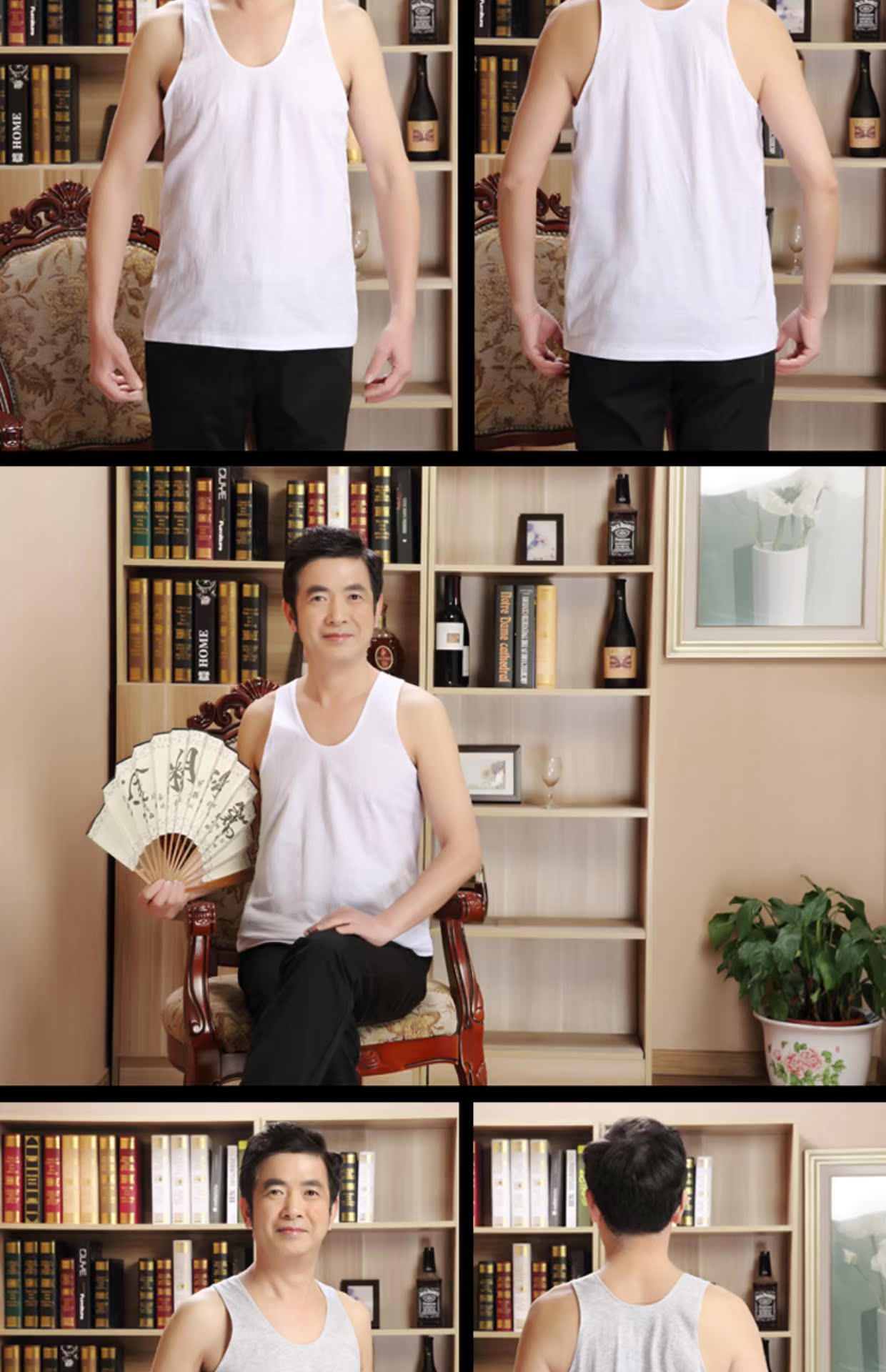 Thương hiệu hoa cúc mùa hè trung niên cotton cổ tròn rào cản yếm quần cotton rộng kích thước lớn đồ lót váy 2 dây