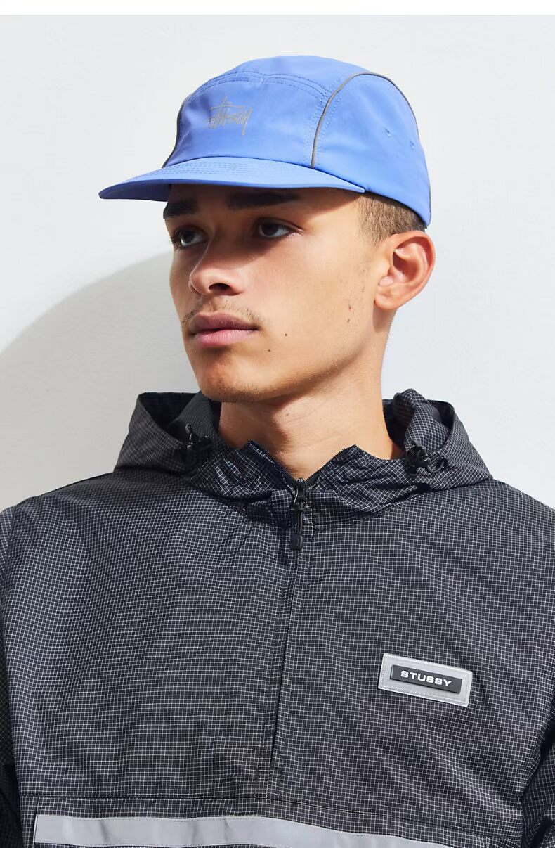 Mũ lưỡi trai thời trang phẳng Stussy Stuart 5 khâu cá tính xu hướng mũ bóng đá 2018 mới 	gậy bóng chày giá