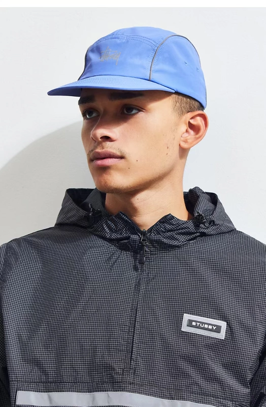 Mũ lưỡi trai thời trang phẳng Stussy Stuart 5 khâu cá tính xu hướng mũ bóng đá 2018 mới