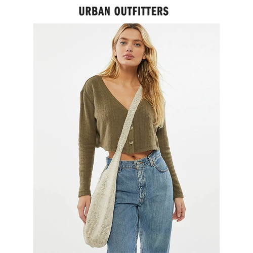 Простая ветер сотканная сумочка Urban Outfitters American Fashion Light Lady Lady Mss Mass Sag Sag