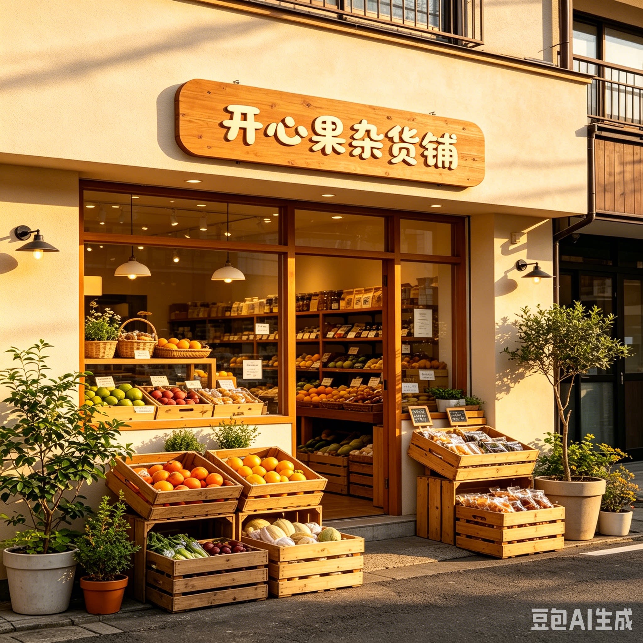 开心果杂货铺的LOGO