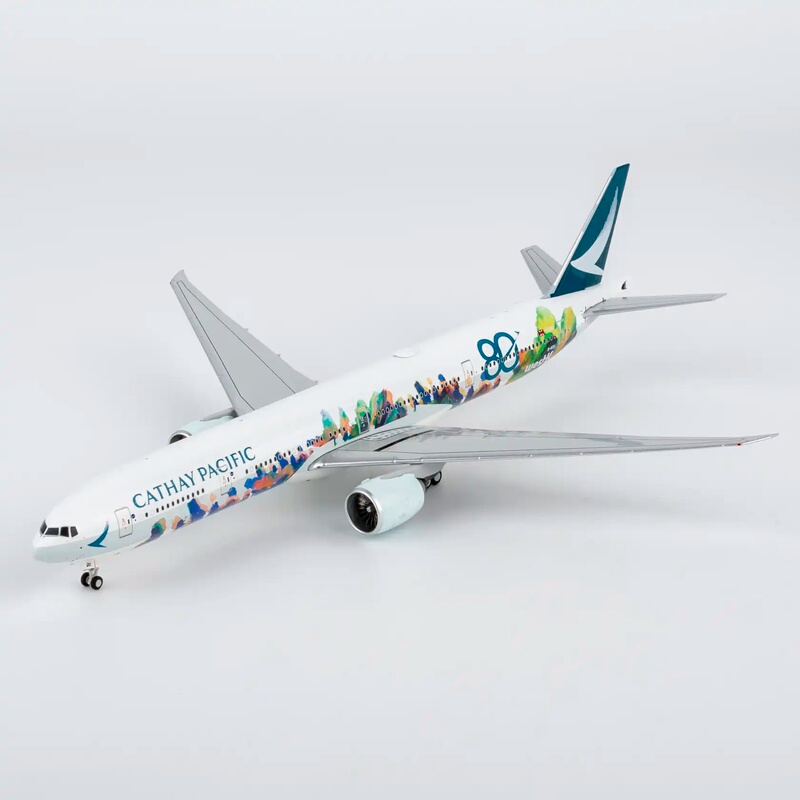 Ng Model Cathay Pacific Hong Kong Spirit Painted Boeing 777-300Er Aircraft Model 1:400 Alloy