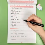 Тетрадь для школьников, каллиграфия, ручка для тренировок, коллекция 2023, английский, для средней школы, Италия, английские буквы