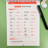 Тетрадь для школьников, каллиграфия, ручка для тренировок, коллекция 2023, английский, для средней школы, Италия, английские буквы