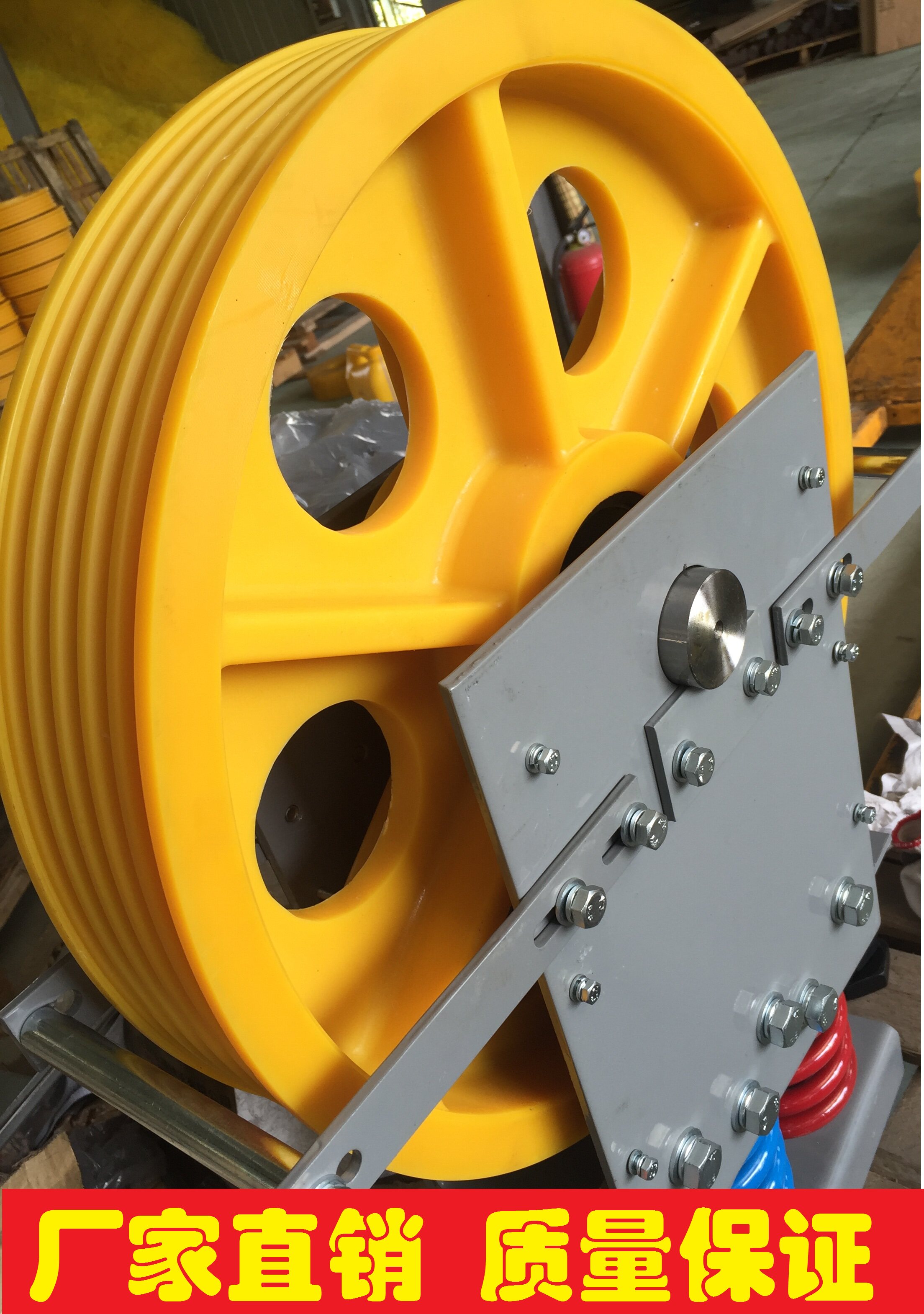 Elevator nylon wheel Elevator guide wheel Elevator pulley Elevator wheels Car top wheel To heavy wheel Anti-rope wheel