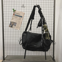 Hong Kong Tide Brand One-Shoulder shoulder bag Mens Tide Bag Student Street ins Dead Flying Satchel Female Function Messenger Bag