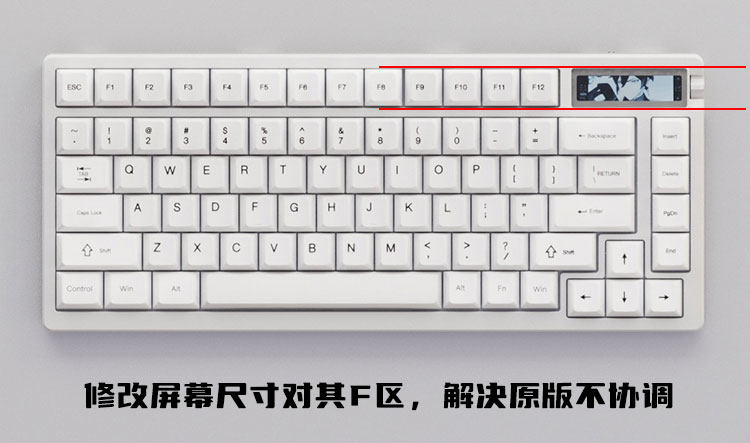 Вал 「 rog azoth夜魔铝上盖」cnc夜魔上盖不漏轴黑色白色粉改装加厚 0431