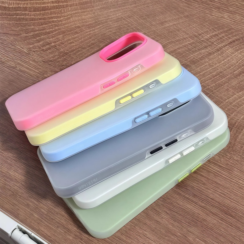 Jelly Two-In-One Solid Color Phone Case Suitable for Oneplus 12/13t, Oneplus Simple 1+Ace6/Ace5 Supreme Edition 3Pro Skin-Feel Matte 2V Anti-Drop Racing Edition Soft Case with Card Slot