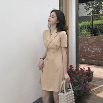 2020 The new womens clothing retro handsome wear a hitch to the top of the Fairys Department of Frosty Wind senior sensation Lionclad womens spring