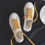 Giày trắng cơ bản Phiên bản Hàn Quốc của giày đế bệt đế bằng hoang dã 2018 hè mới học sinh Giày trắng giày vải nữ giày thể thao nữ adidas