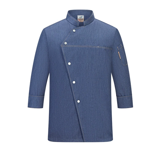 Отель и ресторан шеф -повара Рабочая одежда длинная -накаленная униформа после киосков, кухонная одежда, одежда в столовой