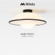 French Medieval Bauhaus Flying Saucer Ceiling Lamp Retro Simple Bedroom Study Lamp Creative Personalized Aisle Corridor Lamp
