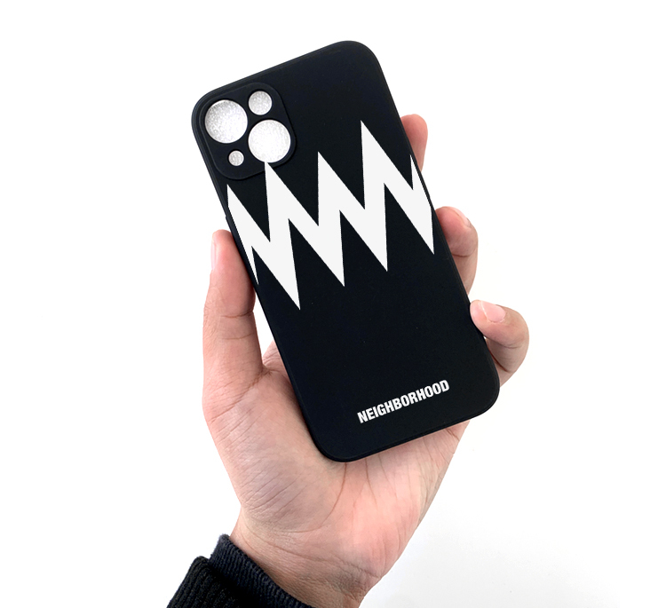 NEIGHBORHOOD NBHD Black & White Zig-Zag Pattern Plus/Pro/Max – 16, 15, 14, 13, 12 iPhone Case