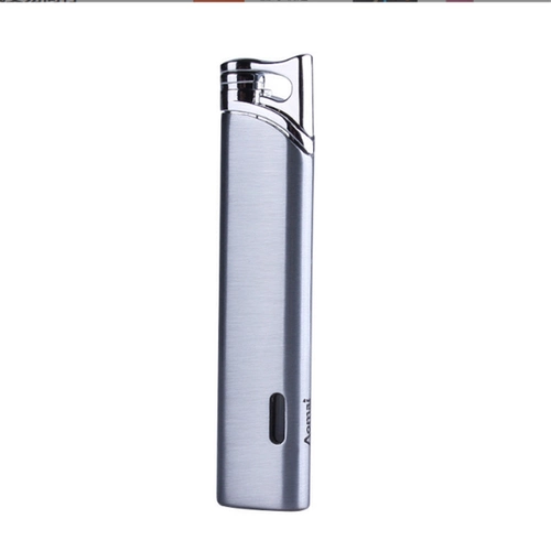 奥麦 Ветрозащитная креативная маленькая портативная легкая и тонкая металлическая зажигалка, делается под заказ