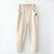 Clearance special cotton linen harem pants women's summer thin linen nine-point carrot pants mother loose large size casual pants