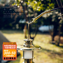 ZORING PARK ZORING PARK ZOOM Shop Antler Hook Retro Brass Outdoor Camping Lamp Bracket