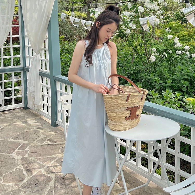 温柔风背心吊带裙,收腰显瘦连衣裙