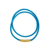 Ожерелье из шнура из нержавеющей стали, браслет из красной нити подходит для мужчин и женщин, изогнутая трубка, аксессуар, бусины, браслет с одной бусиной, делается под заказ