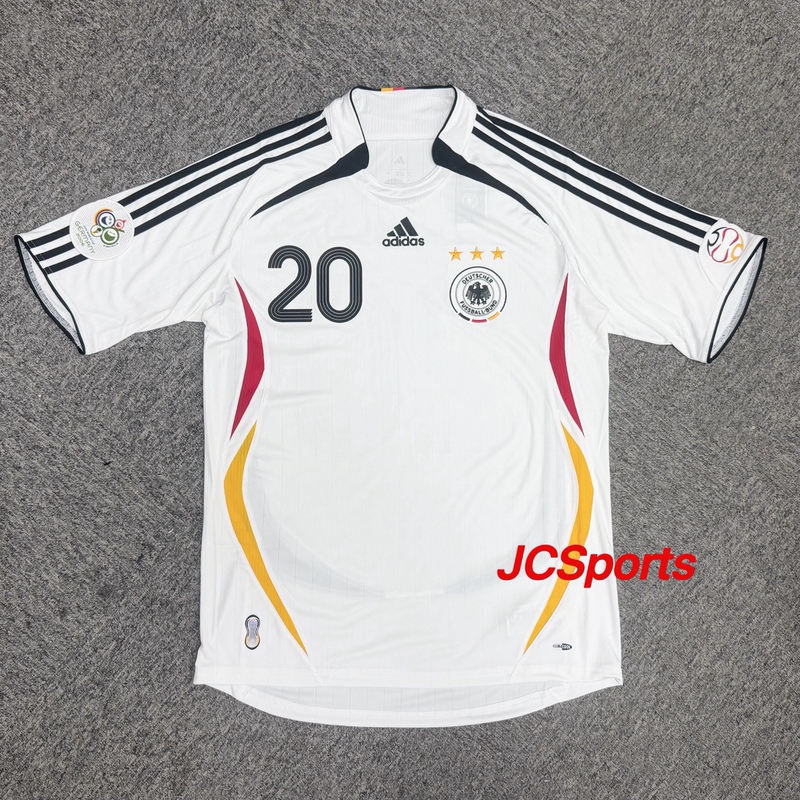 Germany Team's 2006 World Cup Official Replica Version of the Team Star Home Short-Sleeved Sports Jersey Kd3998