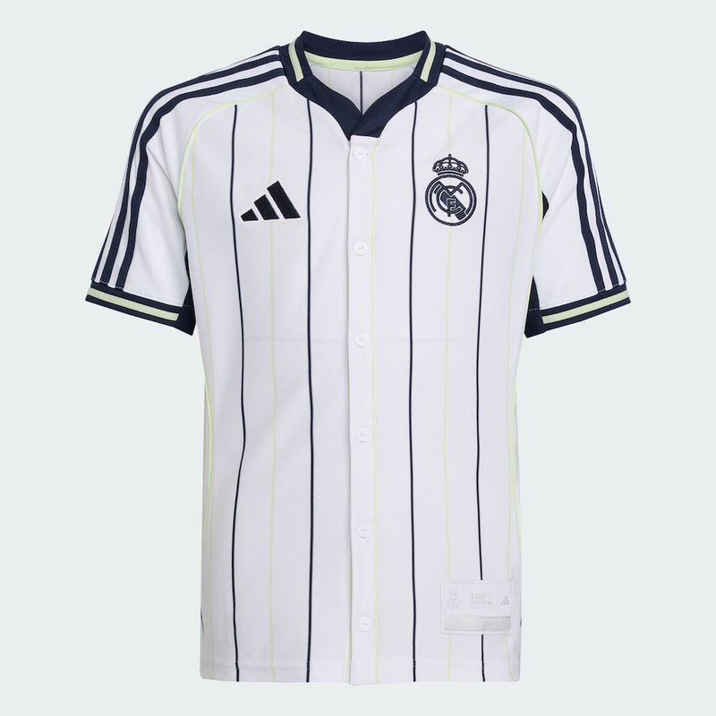 Real Madrid 25 Official Authentic Real Madrid Trendy Casual Cultural Baseball Style Big Kids Jersey Shirt Jy0998