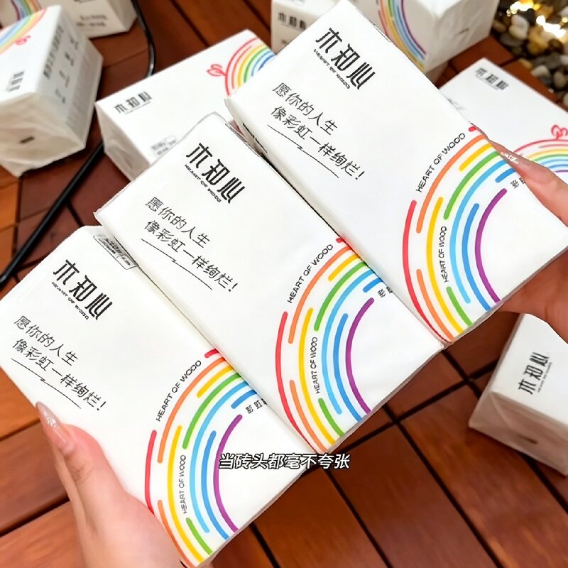 天降！木之心巨无霸抽纸！520张*5包